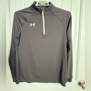 Under Armour Gray HeatGear Quarter Zip Pullover Size S